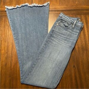 Just Black Light Blue Flare Jeans